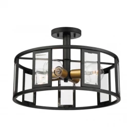 Satco/Nuvo Quinn 4 Light Semi Flush Mount