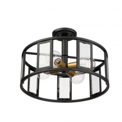 Satco/Nuvo Quinn 4 Light Semi Flush Mount