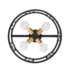 Satco/Nuvo Quinn 4 Light Semi Flush Mount