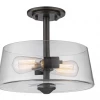 Z-Lite Felix Semi Flush Mount Lighting