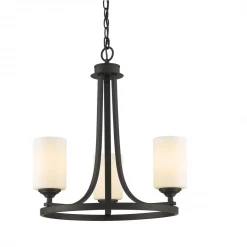 Z-Lite Deanna 3 Light Bronze Chandelier