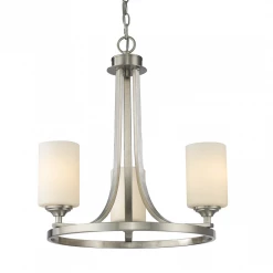 Z-Lite Deanna 3 Light Nickel Chandelier