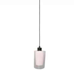 HOME Enhancements Landon One Light Matte Black Pendant