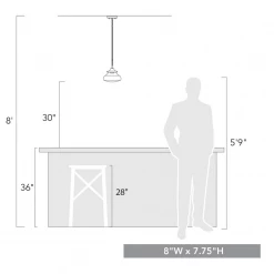 Golden Caspian Matte Black Pendant Lighting