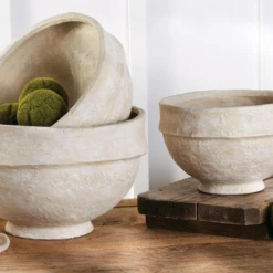 Mudpie Paper Mache Nested Bowls