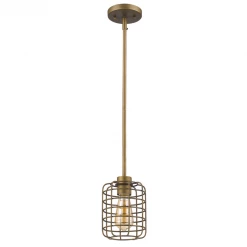 Acclaim Lighting Oakley Brass Mini Pendant