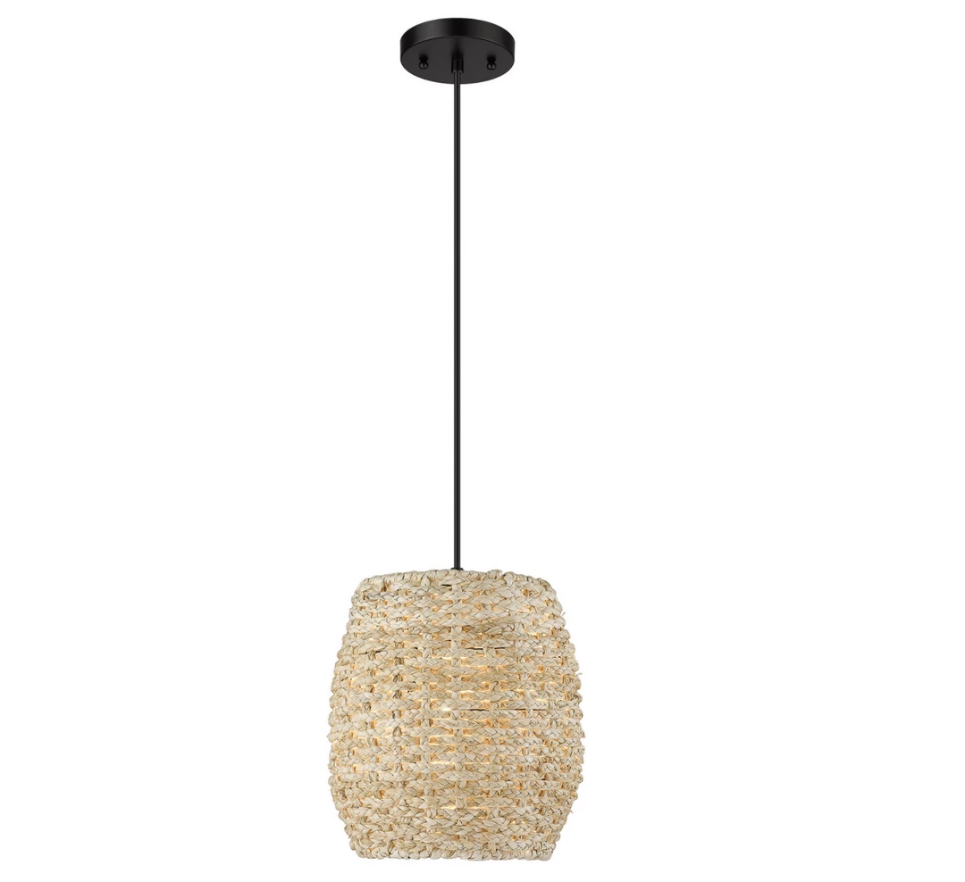 Golden Lighting Boheme Woven Mini Pendant 3 Golden Lighting Boheme Woven Mini Pendant