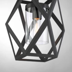 Satco/Nuvo Zaria Black Mini Pendant Lighting