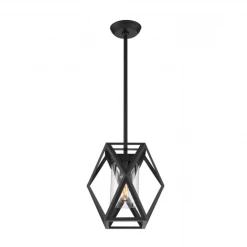 Satco/Nuvo Zaria Black Mini Pendant Lighting