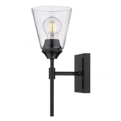 Golden Lighting Ozzie Matte Black Wall Sconce