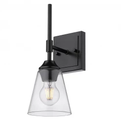 Golden Lighting Ozzie Matte Black Wall Sconce
