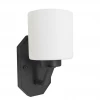 HOME Enhancements Piper White Glass Wall Sconce