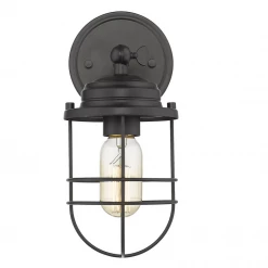 Golden Fisher Black Wall Sconce Lighting