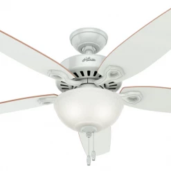 Hunter Sloan White 52" Ceiling Fan Fans