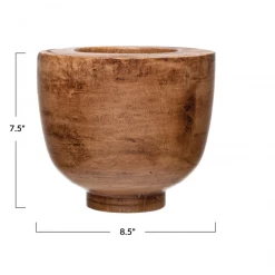 Creative Co-Op Paulownia Wood Bowl New Arrivals