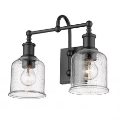 Z-Lite Elsie Matte Black Vanity Light