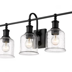 Z-Lite Elsie Matte Black Vanity Light