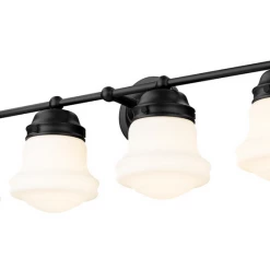 Z-Lite Kai Matte Black Vanity Light 8 Z-Lite Kai Matte Black Vanity Light