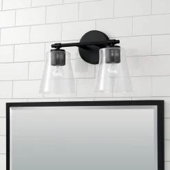 Capital Lighting Jackie Black Vanity Light 18 Capital Lighting Jackie Black Vanity Light