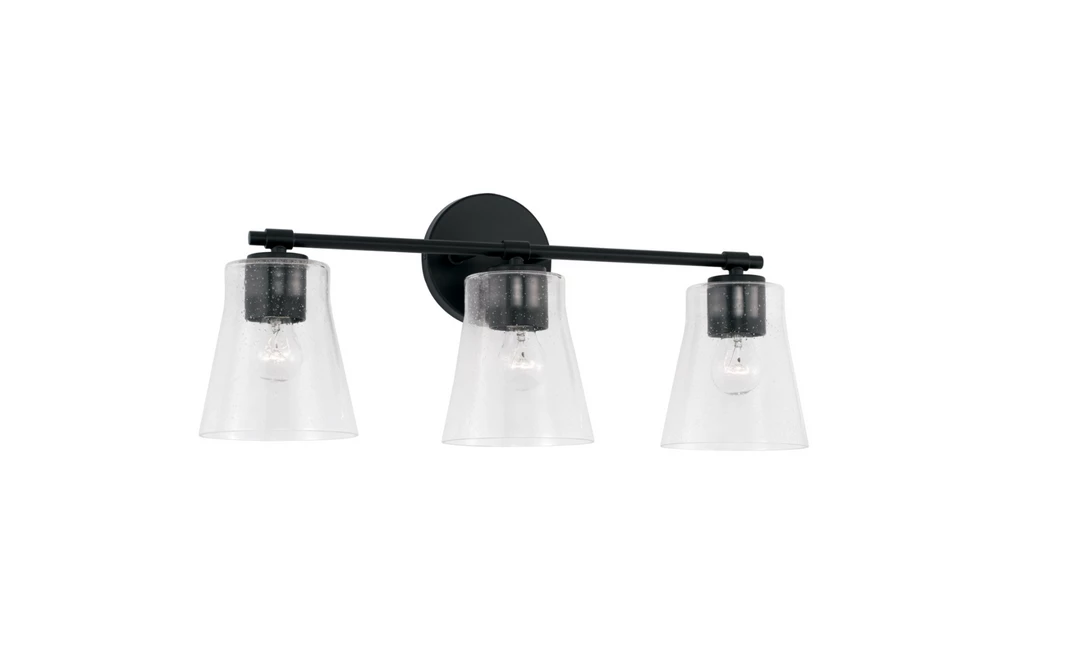 Capital Lighting Jackie Black Vanity Light 3 Capital Lighting Jackie Black Vanity Light