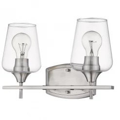 Z-Lite Julia Brushed Nickel Vanity Light Lighting