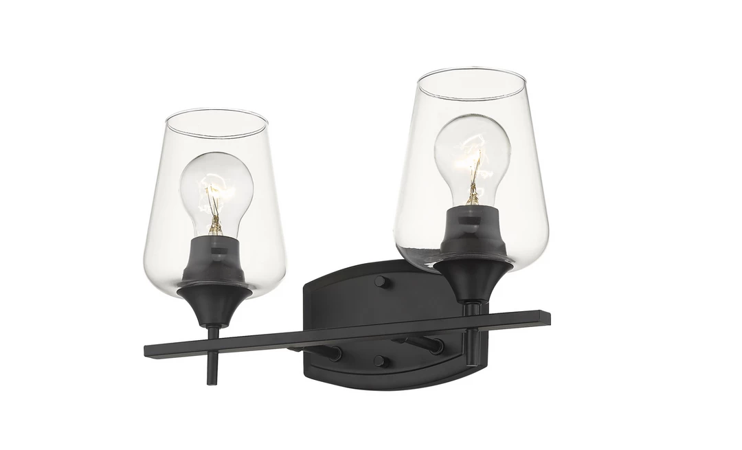 Z-Lite Lighting Julia Matte Black Vanity Light 6 Z-Lite Lighting Julia Matte Black Vanity Light