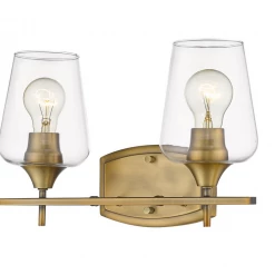 Z-Lite Lighting Julia Matte Brass Vanity Light 15 Z-Lite Lighting Julia Matte Brass Vanity Light