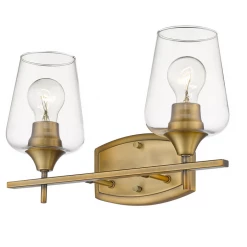 Z-Lite Lighting Julia Matte Brass Vanity Light 16 Z-Lite Lighting Julia Matte Brass Vanity Light