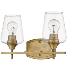 Z-Lite Lighting Julia Matte Brass Vanity Light 17 Z-Lite Lighting Julia Matte Brass Vanity Light