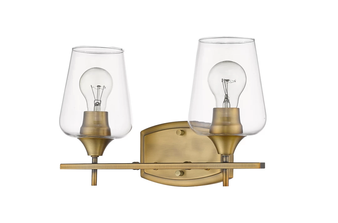 Z-Lite Lighting Julia Matte Brass Vanity Light 7 Z-Lite Lighting Julia Matte Brass Vanity Light