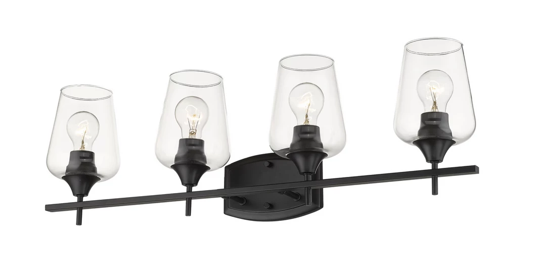 Z-Lite Lighting Julia Matte Black Vanity Light 8 Z-Lite Lighting Julia Matte Black Vanity Light