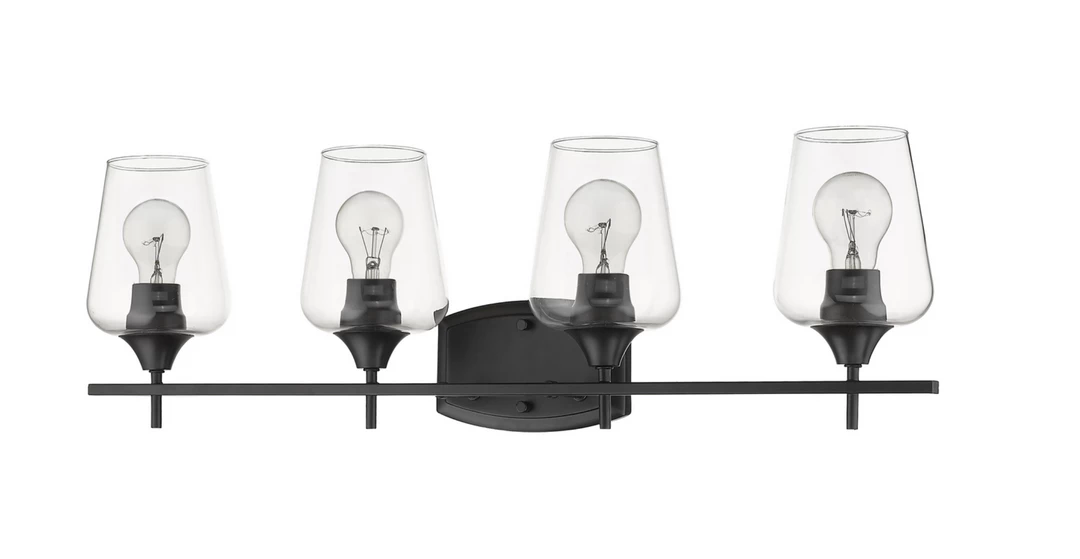 Z-Lite Lighting Julia Matte Black Vanity Light 9 Z-Lite Lighting Julia Matte Black Vanity Light