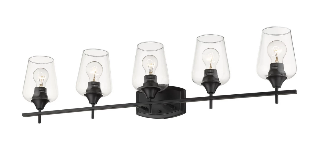 Z-Lite Lighting Julia Matte Black Vanity Light 12 Z-Lite Lighting Julia Matte Black Vanity Light