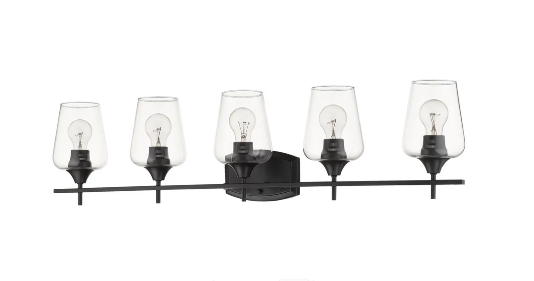 Z-Lite Lighting Julia Matte Black Vanity Light 13 Z-Lite Lighting Julia Matte Black Vanity Light