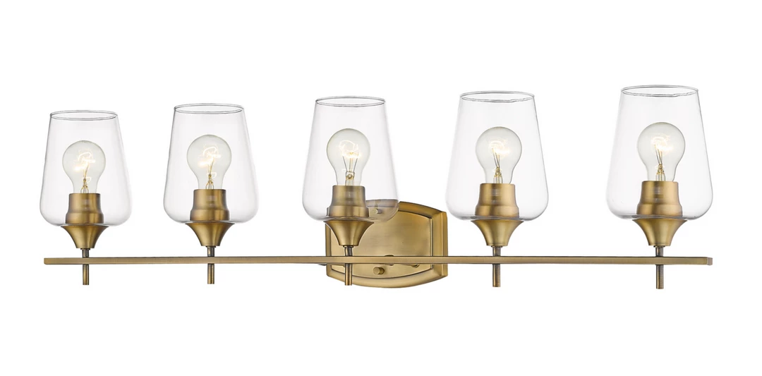 Z-Lite Lighting Julia Matte Brass Vanity Light 12 Z-Lite Lighting Julia Matte Brass Vanity Light