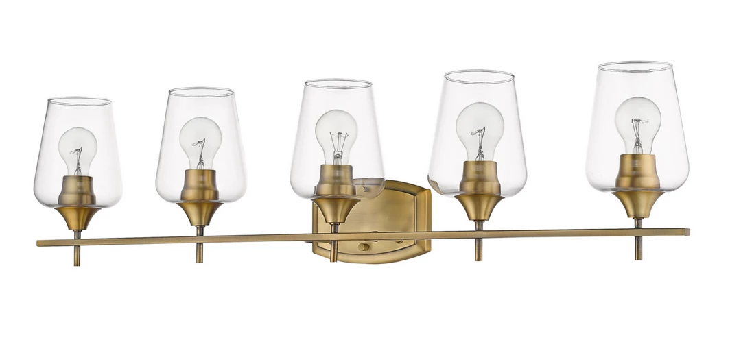 Z-Lite Lighting Julia Matte Brass Vanity Light 13 Z-Lite Lighting Julia Matte Brass Vanity Light
