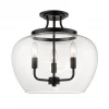 Z-Lite Julia 3 Light Semi Flush Mount Lighting