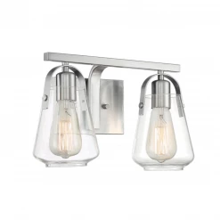Satco/Nuvo Skye Nickel Vanity Light Lighting