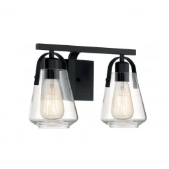 Satco/Nuvo Lighting Skye Matte Black Vanity Light 13 Satco/Nuvo Lighting Skye Matte Black Vanity Light