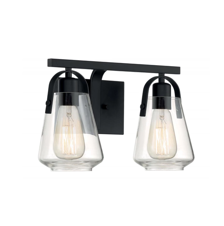Satco/Nuvo Lighting Skye Matte Black Vanity Light 8 Satco/Nuvo Lighting Skye Matte Black Vanity Light