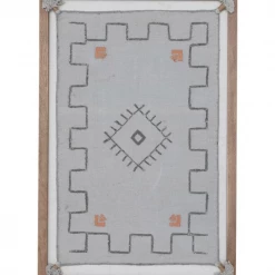 Creative Co-Op Indy Framed Embroidered Tapestry