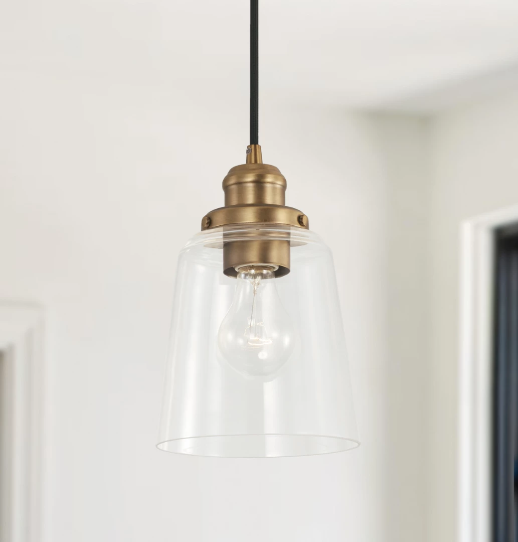 Capital Lighting Florence Brass Mini Pendant 5 Capital Lighting Florence Brass Mini Pendant