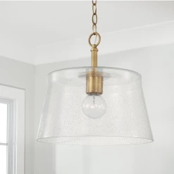 Capital Lighting Jackie Brass Semi-Flush Mount / Pendant