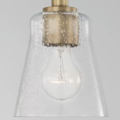 Capital Lighting Jackie Brass Semi-Flush Mount / Mini Pendant