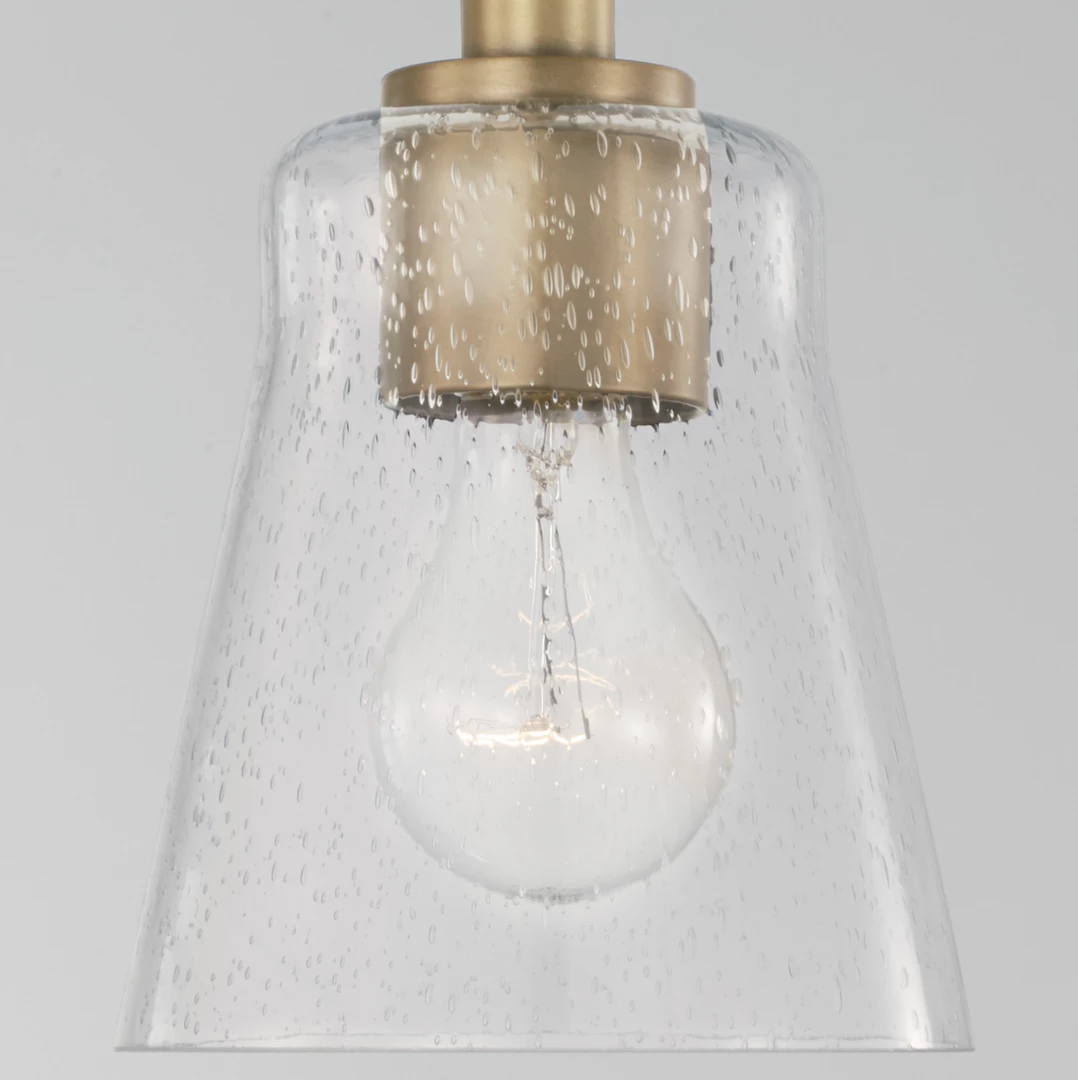Capital Lighting Jackie Brass Semi-Flush Mount / Mini Pendant 4 Capital Lighting Jackie Brass Semi-Flush Mount / Mini Pendant