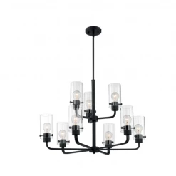 Satco/Nuvo Sommer 9 Light Chandelier