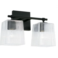 Capital Lighting Sandra Matte Black Vanity Light