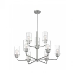 Satco/Nuvo Sommer 9 Light Chandelier