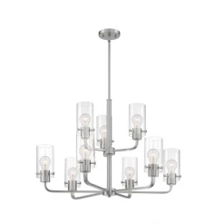 Satco/Nuvo Sommer 9 Light Chandelier