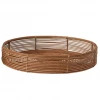 Creative Co-Op Large Hand Woven Rattan Tray 2 Creative Co-Op Large Hand Woven Rattan Tray